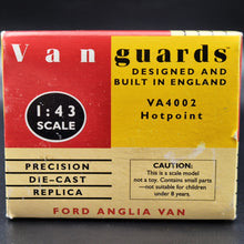 Load image into Gallery viewer, Vanguards 1960 Ford Thames 307E Anglia Van Hotpoint Spares &amp; Service #VA4002 1:43 1950-60&#39;s Classic Vehicles
