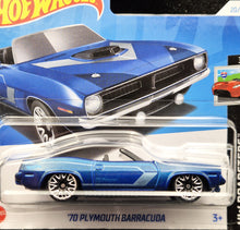 Load image into Gallery viewer, Hot Wheels 2024 &#39;70 Plymouth Barracuda Dark Blue #20 HW Roadsters 3/5 New
