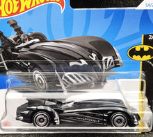 Load image into Gallery viewer, Hot Wheels 2024 Batman &amp; Robin Batmobile Black #54 Batman 2/5 New
