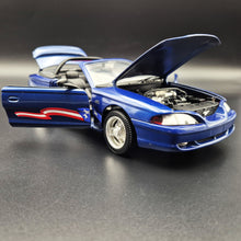 Load image into Gallery viewer, Universal Hobbies 1994 Ford Mustang GT Convertible #3158 Dark Blue 1:18 Die Cast Car
