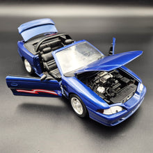 Load image into Gallery viewer, Universal Hobbies 1994 Ford Mustang GT Convertible #3158 Dark Blue 1:18 Die Cast Car
