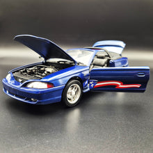 Load image into Gallery viewer, Universal Hobbies 1994 Ford Mustang GT Convertible #3158 Dark Blue 1:18 Die Cast Car
