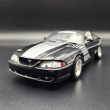 Load image into Gallery viewer, Universal Hobbies 1994 Ford Mustang GT Coupe Boss Shinoda Black 1:18 Die Cast Car
