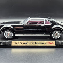 Load image into Gallery viewer, Road Signature 1966 Oldsmobile Tornado Black #92718 1:18 Die Cast Car
