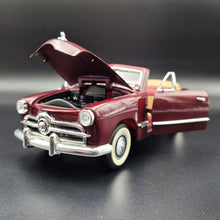 Load image into Gallery viewer, MIRA 1949 Ford Custom Convertible Burgundy 10124P 1:18 Die Cast Car
