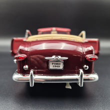 Load image into Gallery viewer, MIRA 1949 Ford Custom Convertible Burgundy 10124P 1:18 Die Cast Car
