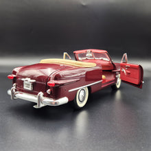Load image into Gallery viewer, MIRA 1949 Ford Custom Convertible Burgundy 10124P 1:18 Die Cast Car
