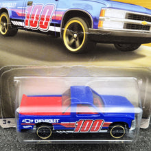 Load image into Gallery viewer, Hot Wheels 2018 Chevy 1500 Dark Blue 100 Years of Chevy Trucks 6/8 New
