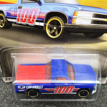 Load image into Gallery viewer, Hot Wheels 2018 Chevy 1500 Dark Blue 100 Years of Chevy Trucks 6/8 New
