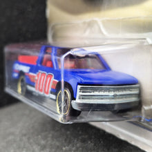 Load image into Gallery viewer, Hot Wheels 2018 Chevy 1500 Dark Blue 100 Years of Chevy Trucks 6/8 New
