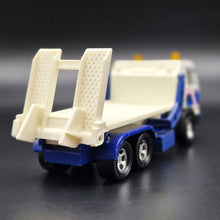 Load image into Gallery viewer, Matchbox 1987 Leyland Car Recovery Truck K-104 White/Blue Super Kings
