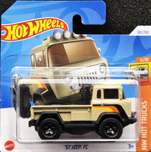 Load image into Gallery viewer, Hot Wheels 2024 &#39;57 Jeep FC Tan HW Hot Trucks 3/10 New
