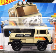 Load image into Gallery viewer, Hot Wheels 2024 &#39;57 Jeep FC Tan HW Hot Trucks 3/10 New
