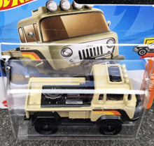 Load image into Gallery viewer, Hot Wheels 2024 &#39;57 Jeep FC Tan HW Hot Trucks 3/10 New
