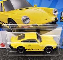 Load image into Gallery viewer, Hot Wheels 2024 Porsche 911 Carrera RS 2.7 Yellow #46 Factory Fresh 4/10 New
