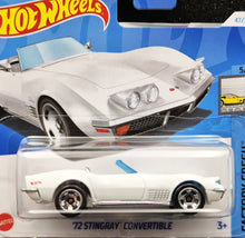 Load image into Gallery viewer, Hot Wheels 2024 &#39;72 Stingray Convertible White #47 Factory Fresh 5/10 New

