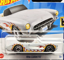 Load image into Gallery viewer, Hot Wheels 2024 1956 Corvette Grey #29 HW Screen Time 3/10 New
