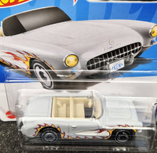 Load image into Gallery viewer, Hot Wheels 2024 1956 Corvette Grey #29 HW Screen Time 3/10 New
