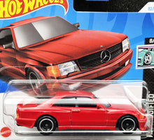 Load image into Gallery viewer, Hot Wheels 2024 &#39;89 Mercedes-Benz 560 SEC AMG Red #82 HW Modified 8/10 New
