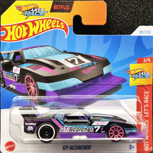 Load image into Gallery viewer, Hot Wheels 2024 GT-Scorcher Black #89 Hot Wheels Lets Race 2/5 New
