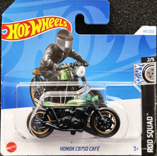 Load image into Gallery viewer, Hot Wheels 2024 Honda CB750 Cafe Dark Green #49 Rod Squad 2/5 New
