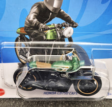 Load image into Gallery viewer, Hot Wheels 2024 Honda CB750 Cafe Dark Green #49 Rod Squad 2/5 New
