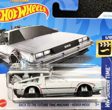 Load image into Gallery viewer, Hot Wheels 2024 Back To The Future Time Machine Matte Silver #60 HW Screen Time 3/10 New