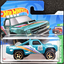 Load image into Gallery viewer, Hot Wheels 2024 &#39;87 Dodge D100 Teal  #38 HW Reverse Rake 1/5 New
