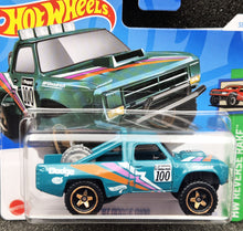 Load image into Gallery viewer, Hot Wheels 2024 &#39;87 Dodge D100 Teal  #38 HW Reverse Rake 1/5 New
