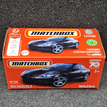 Load image into Gallery viewer, Matchbox 2023 2004 Mazda RX-8 Black #49 MBX Showroom New Sealed Box

