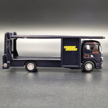 Load image into Gallery viewer, Explorafind Scania Style Car Carrier Truck Dark Blue 1:64 Die Cast
