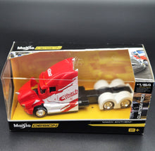 Load image into Gallery viewer, Maisto 2020 Mack Anthem Truck Red 1:64 Maisto Design Custom Rigs Die Cast
