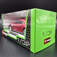 Load image into Gallery viewer, Bburago 2009 Nissan GT-R (R35) Red 1:32 Die Cast Car
