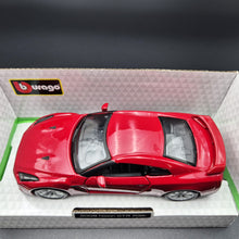Load image into Gallery viewer, Bburago 2009 Nissan GT-R (R35) Red 1:32 Die Cast Car
