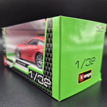 Load image into Gallery viewer, Bburago 2009 Porsche 911 GT2 Red 1:32 Die Cast Car
