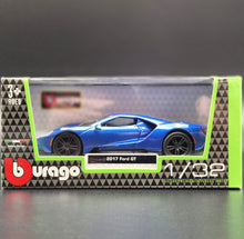 Load image into Gallery viewer, Bburago 2017 Ford GT Dark Blue 1:32 Die Cast Car

