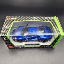 Load image into Gallery viewer, Bburago 2017 Ford GT Dark Blue 1:32 Die Cast Car
