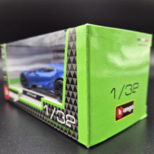 Load image into Gallery viewer, Bburago 2017 Ford GT Dark Blue 1:32 Die Cast Car
