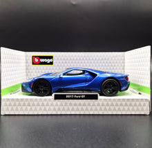 Load image into Gallery viewer, Bburago 2017 Ford GT Dark Blue 1:32 Die Cast Car
