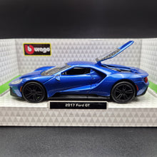 Load image into Gallery viewer, Bburago 2017 Ford GT Dark Blue 1:32 Die Cast Car
