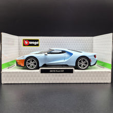 Load image into Gallery viewer, Bburago 2019 Ford GT Gulf Blue 1:32 Die Cast Car

