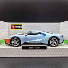 Load image into Gallery viewer, Bburago 2019 Ford GT Gulf Blue 1:32 Die Cast Car
