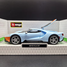 Load image into Gallery viewer, Bburago 2019 Ford GT Gulf Blue 1:32 Die Cast Car
