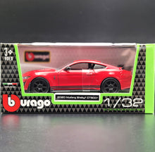 Load image into Gallery viewer, Bburago 2020 Mustang Shelby GT500 Red 1:32 Die Cast Car
