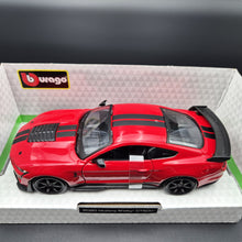 Load image into Gallery viewer, Bburago 2020 Mustang Shelby GT500 Red 1:32 Die Cast Car

