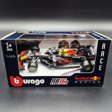 Load image into Gallery viewer, Bburago 2021 Red Bull Honda Racing Formula 1 RB16B Max Verstappen #33 1:43
