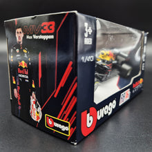 Load image into Gallery viewer, Bburago 2021 Red Bull Honda Racing Formula 1 RB16B Max Verstappen #33 1:43
