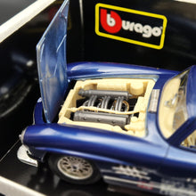 Load image into Gallery viewer, Bburago Mercedes-Benz 300 SL (1954) Gullwing Blue #3013 1:18 Die Cast Car
