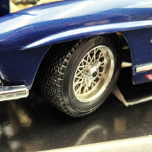 Load image into Gallery viewer, Bburago Mercedes-Benz 300 SL (1954) Gullwing Blue #3013 1:18 Die Cast Car
