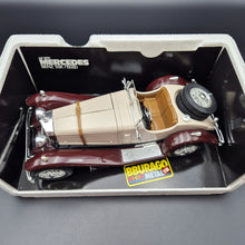 Load image into Gallery viewer, Bburago Mercedes-Benz SSK (1928) Beige #3009 1:18 Die Cast Car
